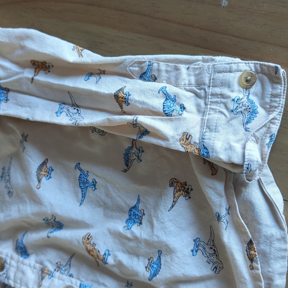 Jumping Beans Dinosaur Collard Shirt - Picture 4 of 6